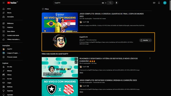 Casimiro: 'Todos os jogos de Botafogo e Vasco como mandantes, com imagens e  de graça, no  e na Twitch