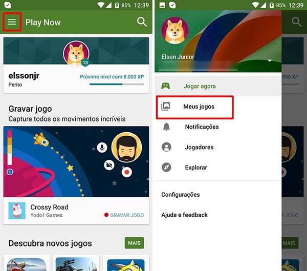 Google Play Games permite gravar e compartilhar suas partidas no