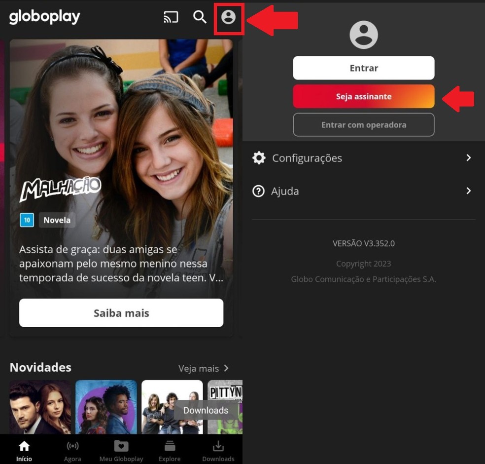 Globoplay abre mais conteúdo para quem não é assinante - Olhar Digital