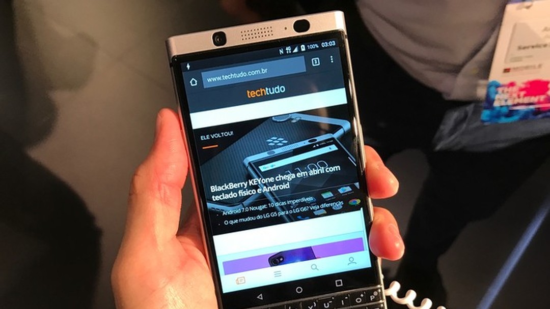 BlackBerry KEYone | Hardware | TechTudo