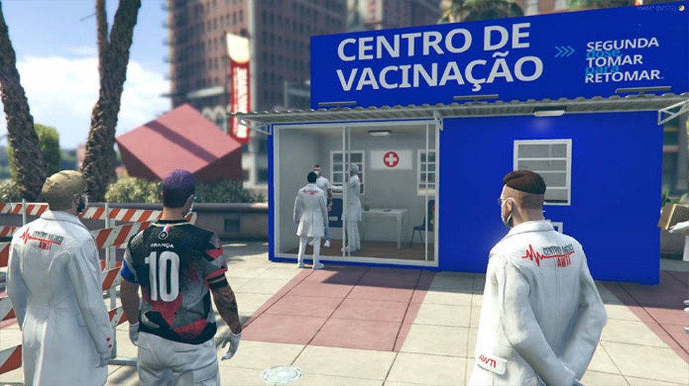 GTA RP fez um grande sucesso em servidores como Cidade Alta, onde até mesmo foram realizadas campanhas e eventos durante a pandemia — Foto: Reprodução/Cidade Alta RP
