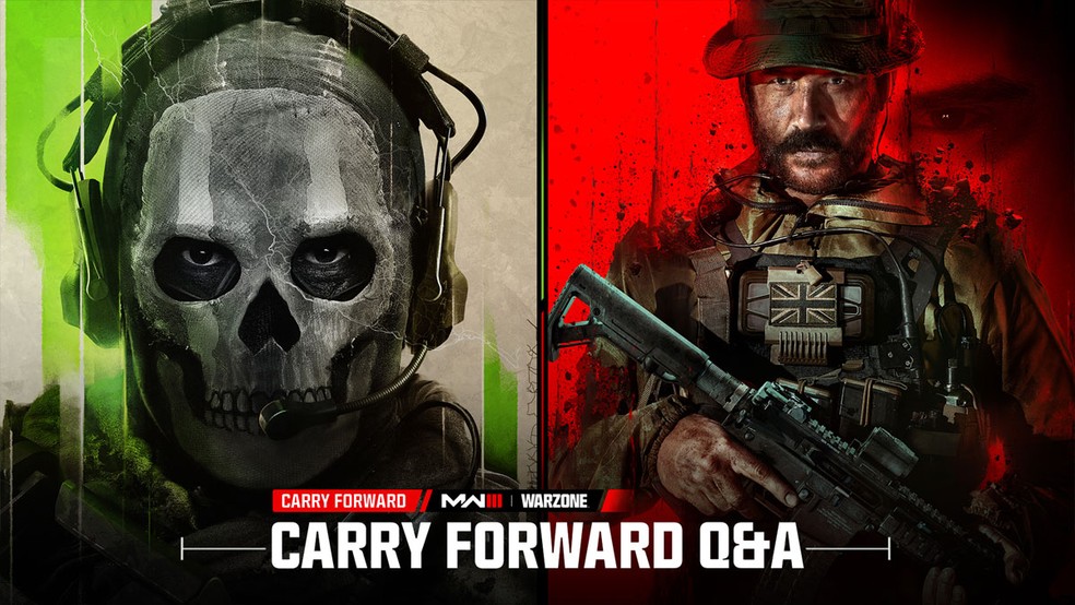 O programa Carry Forward permite transferir conteúdos de Modern Warfare 2 para Call of Duty: Modern Warfare 3 — Foto: Reprodução/Call of Duty