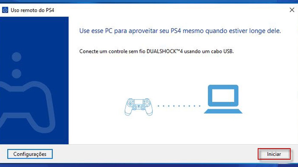 Com o Remote Play é possível jogar seu PlayStation 4 no PC — Foto: Reprodução/PlayStation