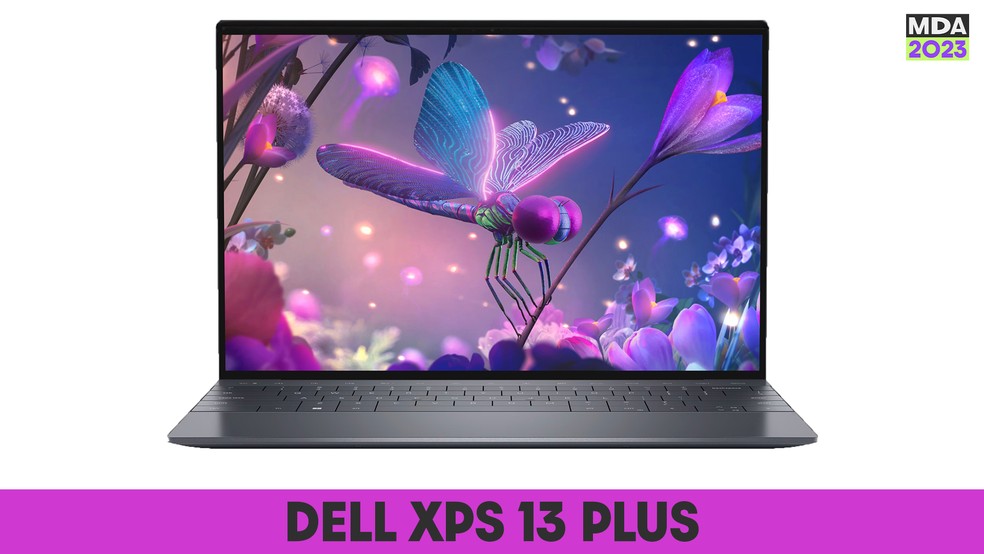 XPS 13 Plus com a 13ª geração Intel tem foco no design e touchpad diferente — Foto: Reprodução/Dell