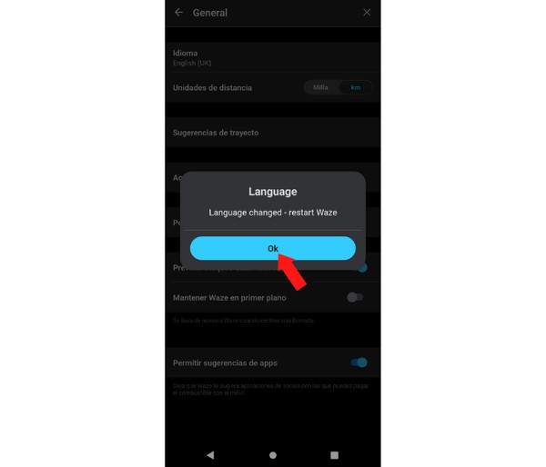 Como mudar o idioma do Waze