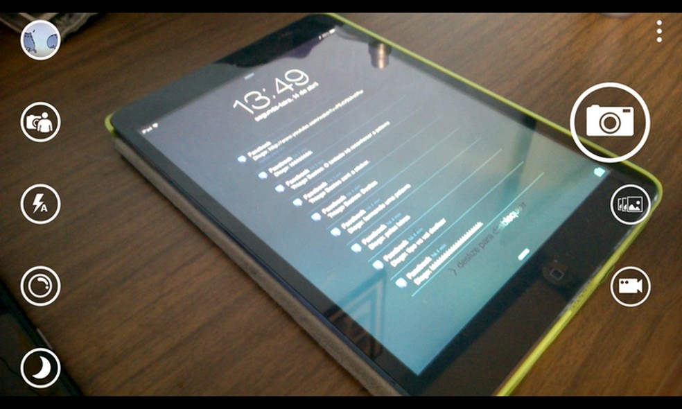 Windows Phone 8.1 traz aplicativo de câmera redesenhado e com novas funcionalidades (Foto: Reprodução/Elson de Souza) — Foto: TechTudo