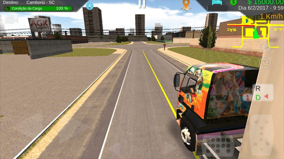 Melhor jogo de caminhão pega a visão 🔥 link do jogo na Bio