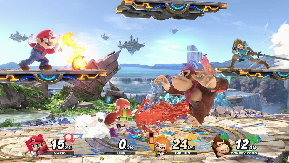 Super Smash Bros. Ultimate está disponível de R$ 349 por R$ 299, 14% mais barato — Foto: Divulgação/Dager System