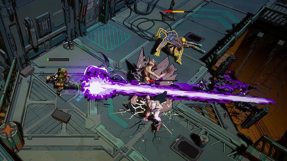 [Redacted] é um game roguelike que se passa no mesmo universo do jogo de terror The Callisto Protocol — Foto: Reprodução/Steam