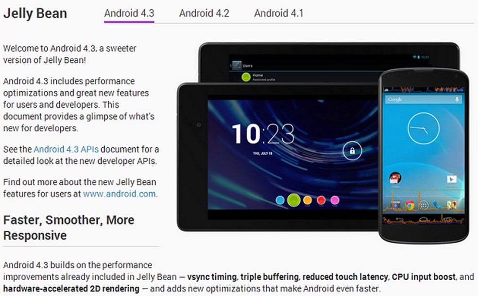 Novo Android é mais rápido, suave e com melhor resposta (Foto: Divulgação) — Foto: TechTudo