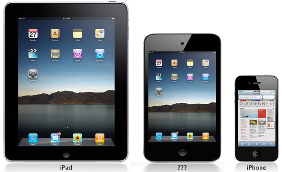 Um iPad de 6 polegadas (Foto: Reprodução: 9 to 5 Mac) — Foto: TechTudo