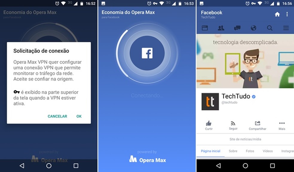 Opera Max permite acessar o Facebook enquanto economiza o 4G do celular