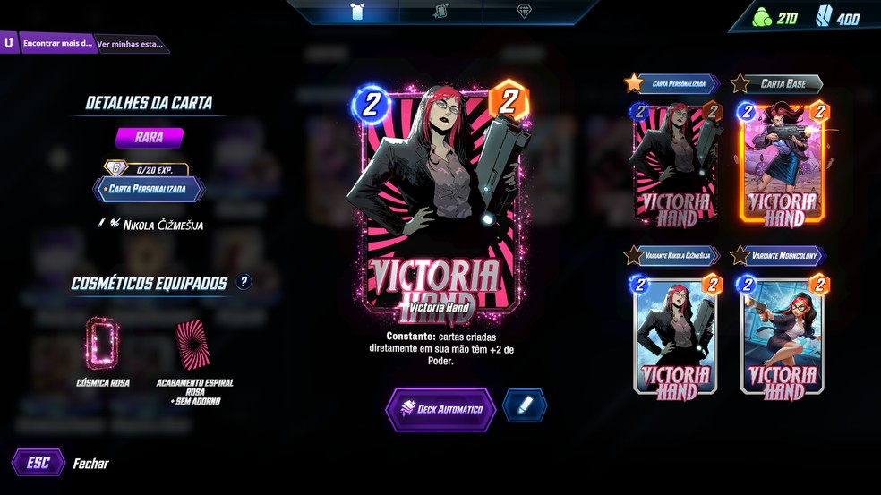  Reprodução/Marvel Snap