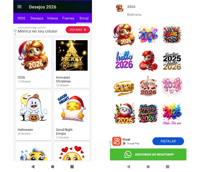 Figurinha de Feliz Ano Novo 2026 para WhatsApp: 5 apps para baixar stickers