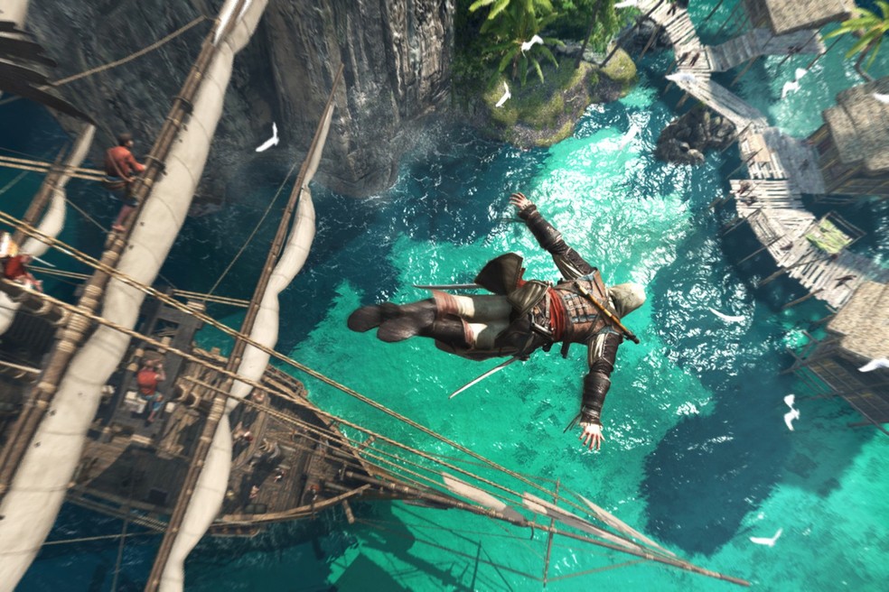 Protagonizado por Edward Kenway, Black Flag é um dos nomes mais memoráveis da franquia Assassin's Creed — Foto: TechTudo