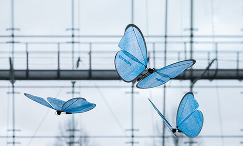 Drones borboletas que voam em harmonia podem revolucionar tecnologia