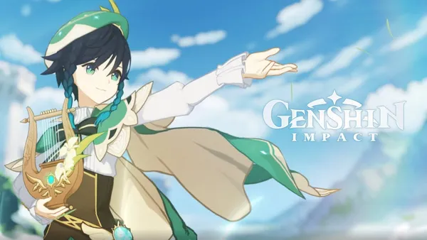 Genshin Impact - Apresentação do Personagem Venti: Quatro