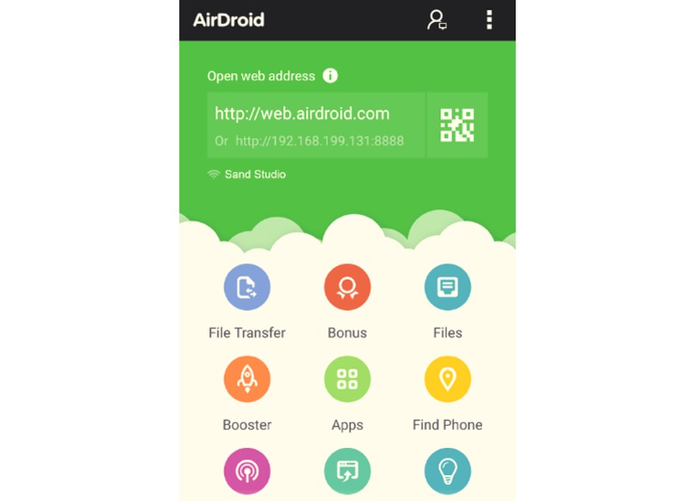 App do AirDroid para Android está mais bonito, mas ainda não traz Materal Design (Foto: Divulgação) — Foto: TechTudo