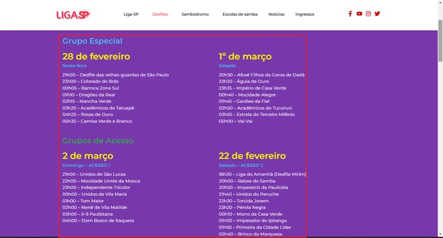 Carnaval 2025: saiba ordem e dia dos desfiles das escolas do Rio e São ...