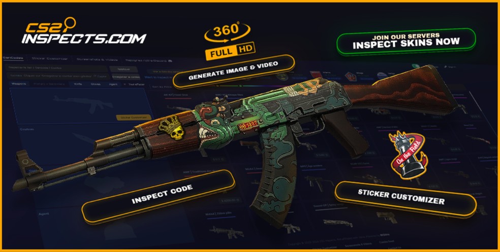  Reprodução/CS2 Inspects