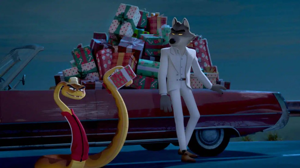 Os Caras Malvados - Um Natal do Mal: o curta animado é uma prequel da história original, que é baseada na série infantil de Aaron Blabey — Foto: Divulgação/Netflix