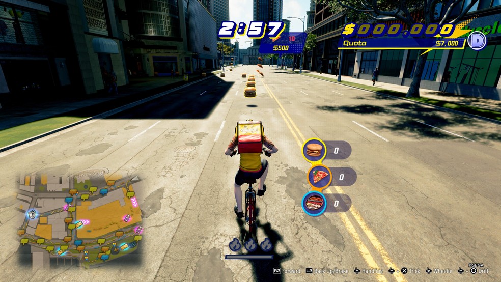 Like a Dragon: Pirate Yakuza in Hawaii - Minigame de delivery de comida é versão aprimorada do modo de coletar latinhas de Yakuza: Like a Dragon — Foto: Reprodução/Daniel Trefilio