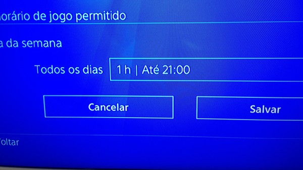 Como controlar o tempo de jogo no PS4