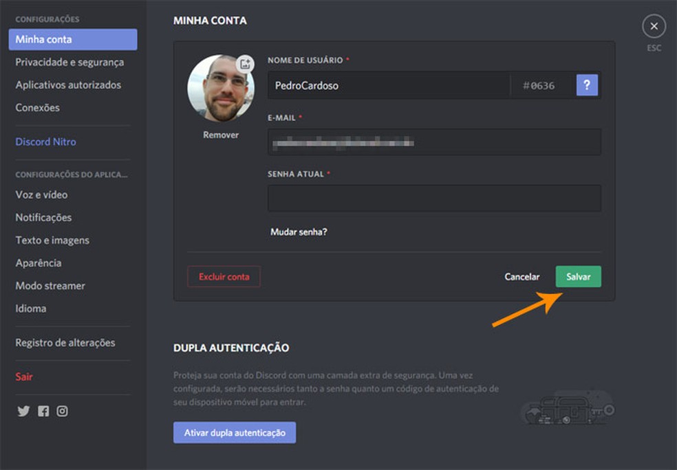 4 passos para ter uma conta conta supersegura no Discord