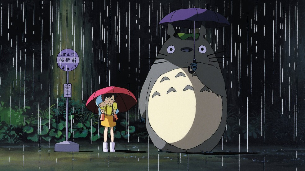 Apesar de ser alto astral, Meu Amigo Totoro foi lançado junto com o melancólico Túmulo dos Vagalumes — Foto: Divulgação/Netflix