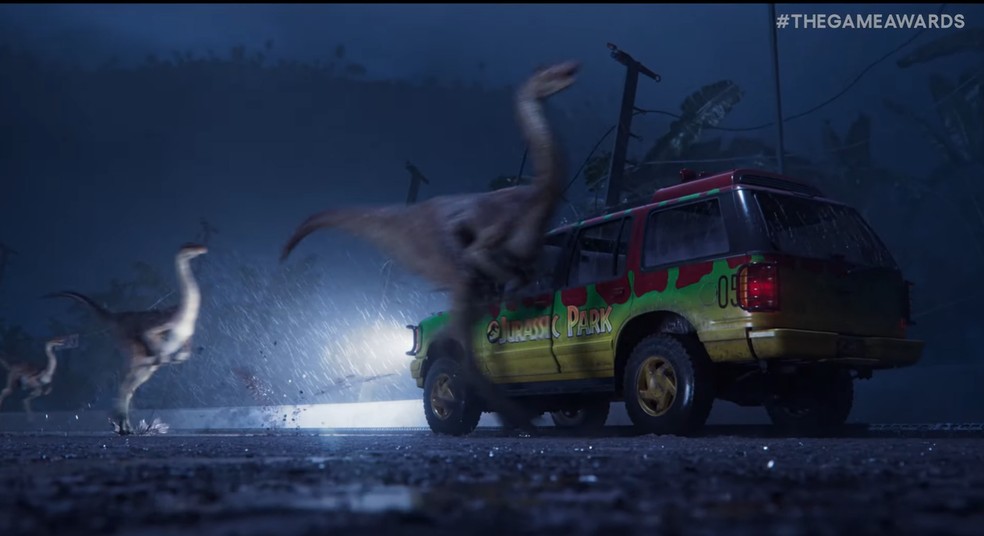 Jurassic Park foi destaque no TGA 2023 — Foto: Reprodução/The Game Awards