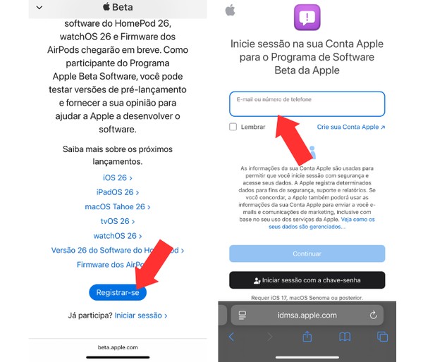 Beta público do iOS 26: entenda como fazer o download da atualização