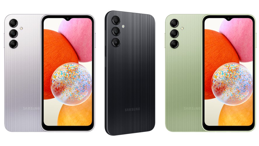 O A14 vem com processador Exynos 1330, octa-core com velocidade de até 2 GHz, que trabalha em conjunto com 4 GB de memória RAM