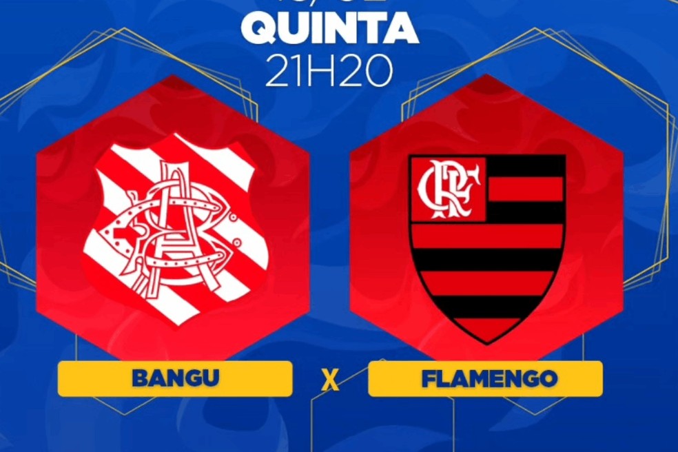 Bangu x Flamengo ao vivo: veja onde assistir, horário e escalações