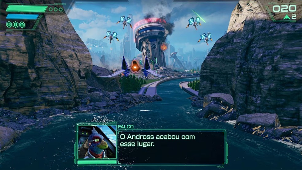 Star Fox chega ao Nintendo Switch 2 com legendas e dublagem em português — Foto: Reprodução/Nintendo