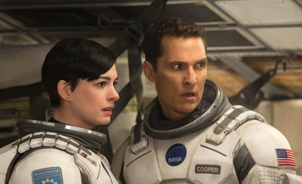 Interestelar é protagonizado por Anne Hathaway e Matthew McConaughey — Foto: Divulgação/IMDb