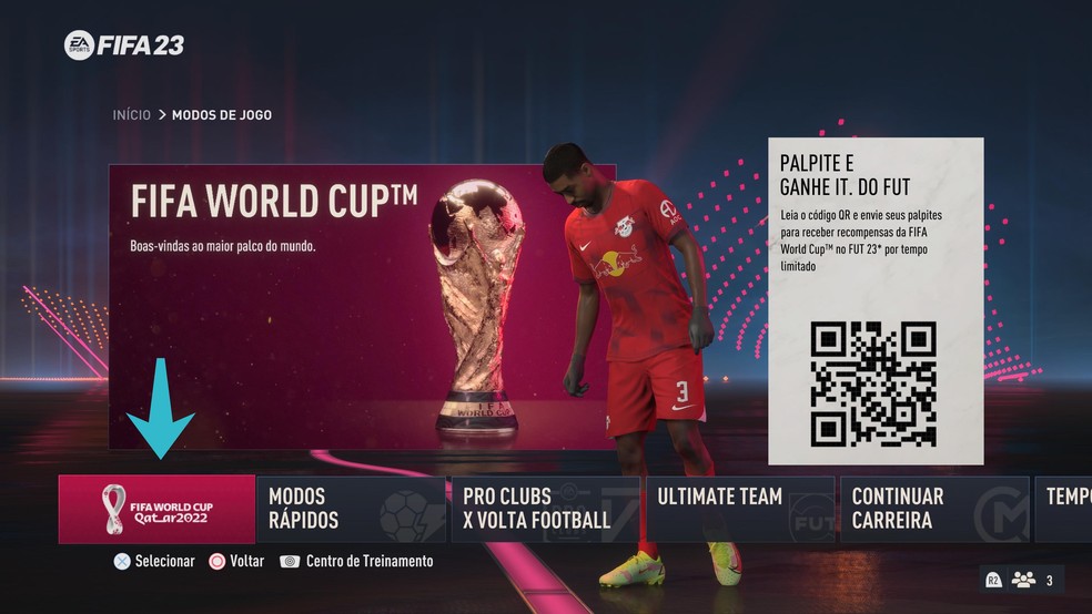 Copa do Mundo no FIFA 23: como resgatar pacote exclusivo do Prime