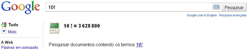 Conheça as 10 principais funções da calculadora do Google