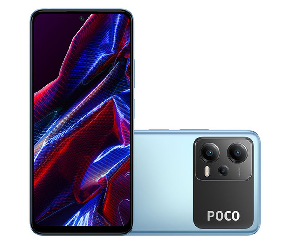 Poco X5 tem tela de 6,67 polegadas com resolução Full HD+ — Foto: Divulgação/Xiaomi