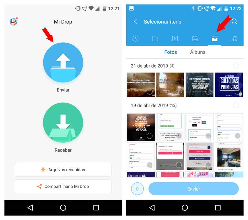 App para transferir arquivo de um celular para outro: saiba usar o Mi Drop