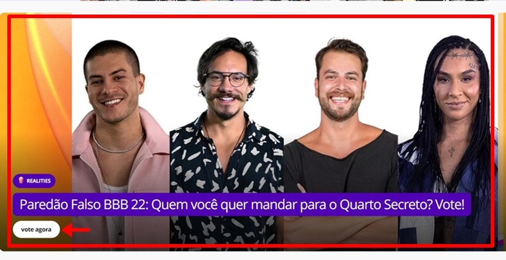 enquete bbb 22 atualizada votalhada