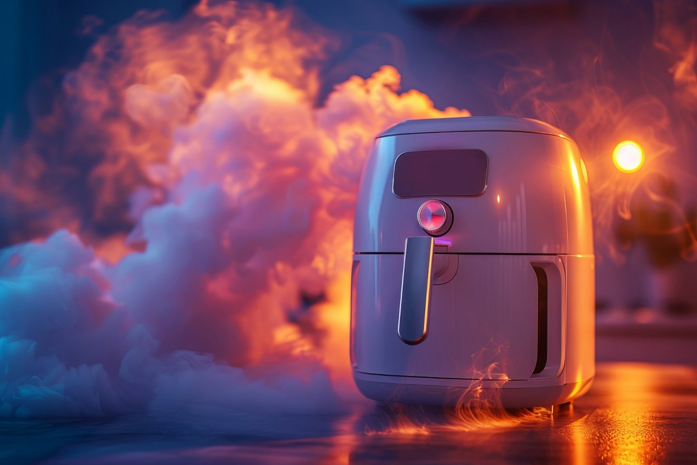 Pode colocar líquido, como água, na air fryer? Veja o que dá pra fazer ou não na fritadeira de ar para prevenir acidentes e falhas de funcionamento — Foto: Reprodução/Freepik