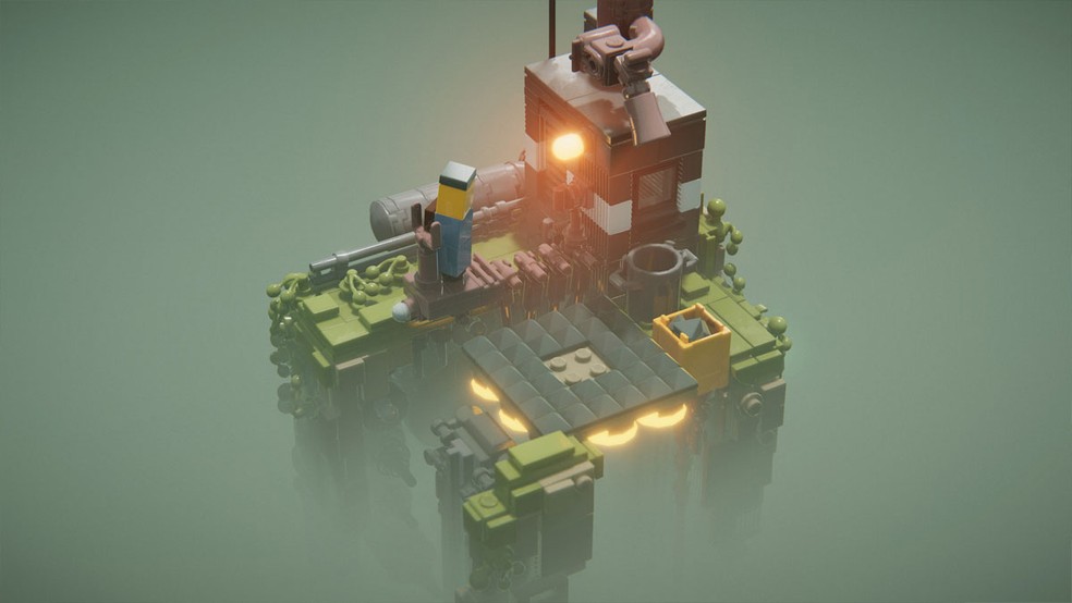 LEGO Builder's Journey é um game completamente diferente dos outros com visuais minimalistas e uma história abstrata — Foto: Reprodução/Steam