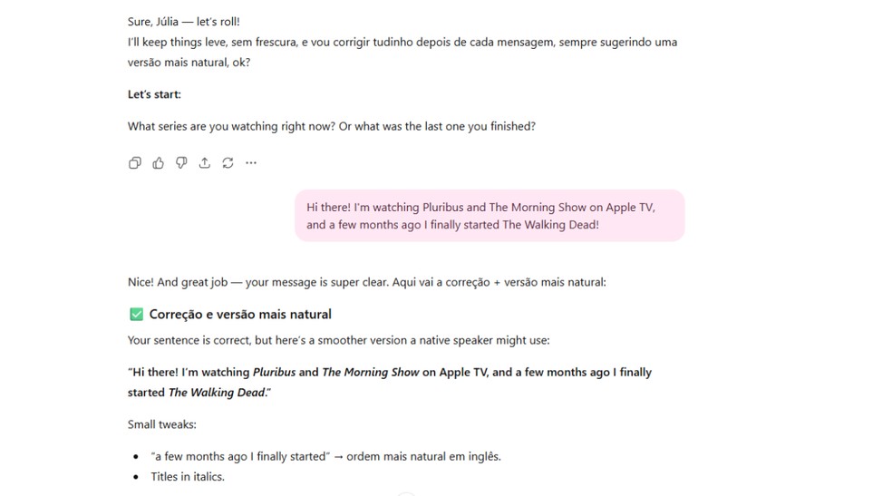  Reprodução/Júlia Silveira