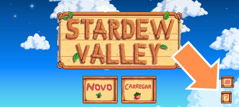 Toque no botão '?' — Foto: Reprodução/Róbson Martins