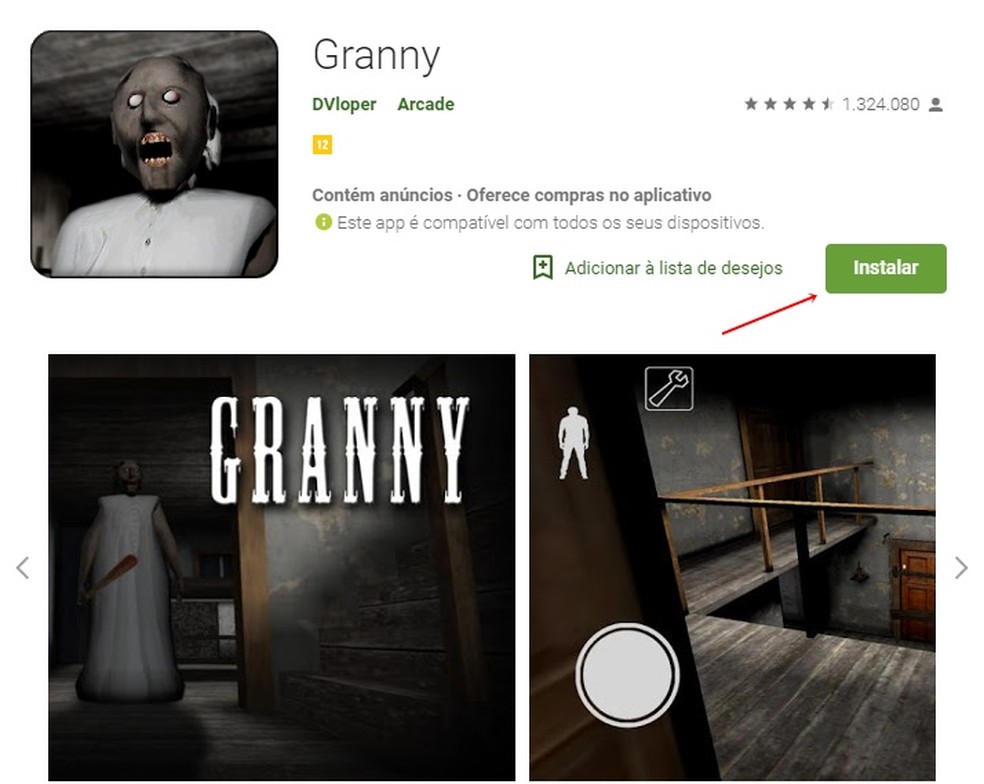 Jogo de terror Granny vira febre e está disponível gratuitamente para  celulares