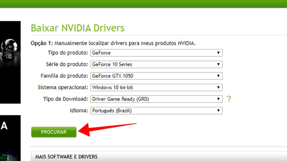 Actualizar driver nvidia discount geforce gtx 1050