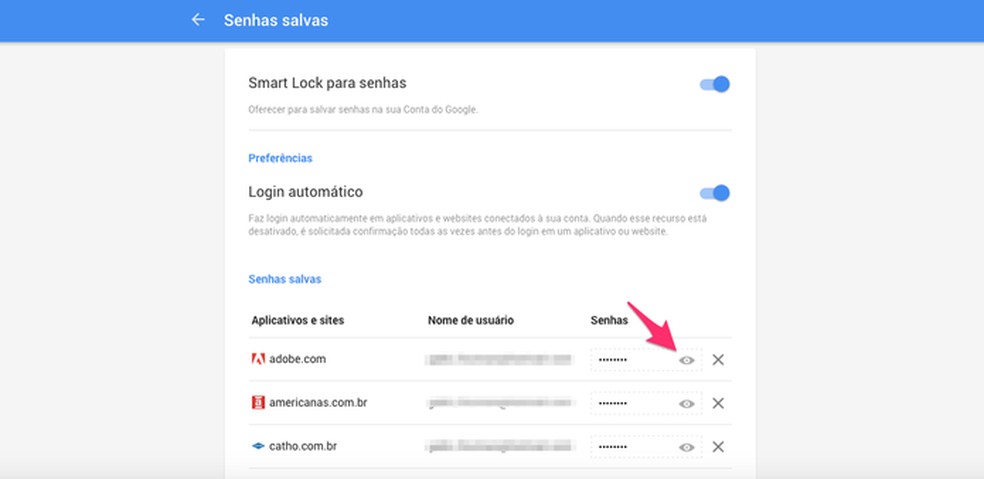 como ver a senha da sua conta do google 