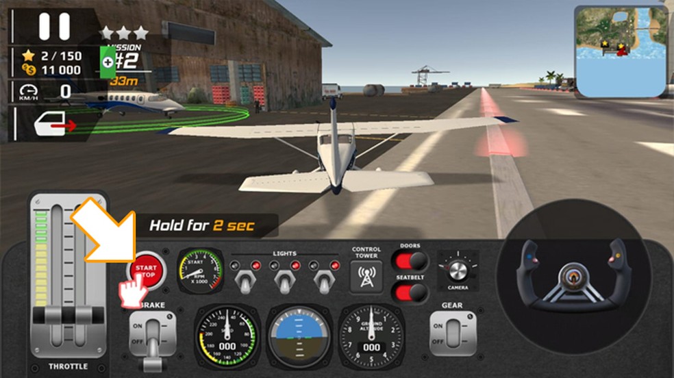 Baixar e jogar Plane Pilot Simulator 3D: jogos de aviões no PC com MuMu  Player