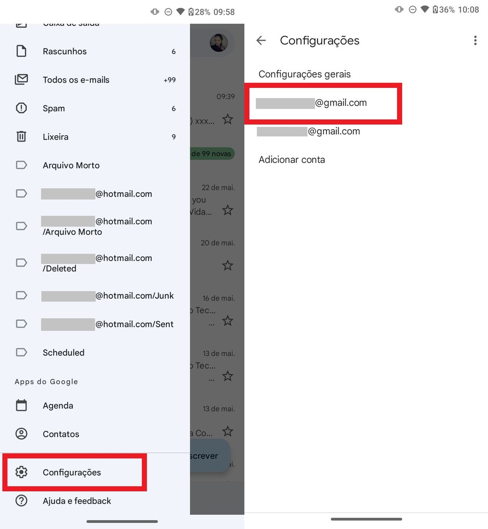 Como colocar assinatura no gmail pelo celular