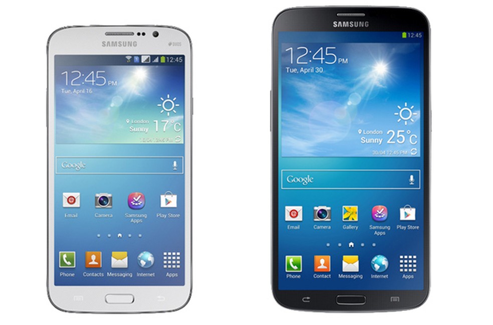 Galaxy Mega 6.3 e 5.8 são os novos foblets da Samsung (Foto: Divulgação) — Foto: TechTudo